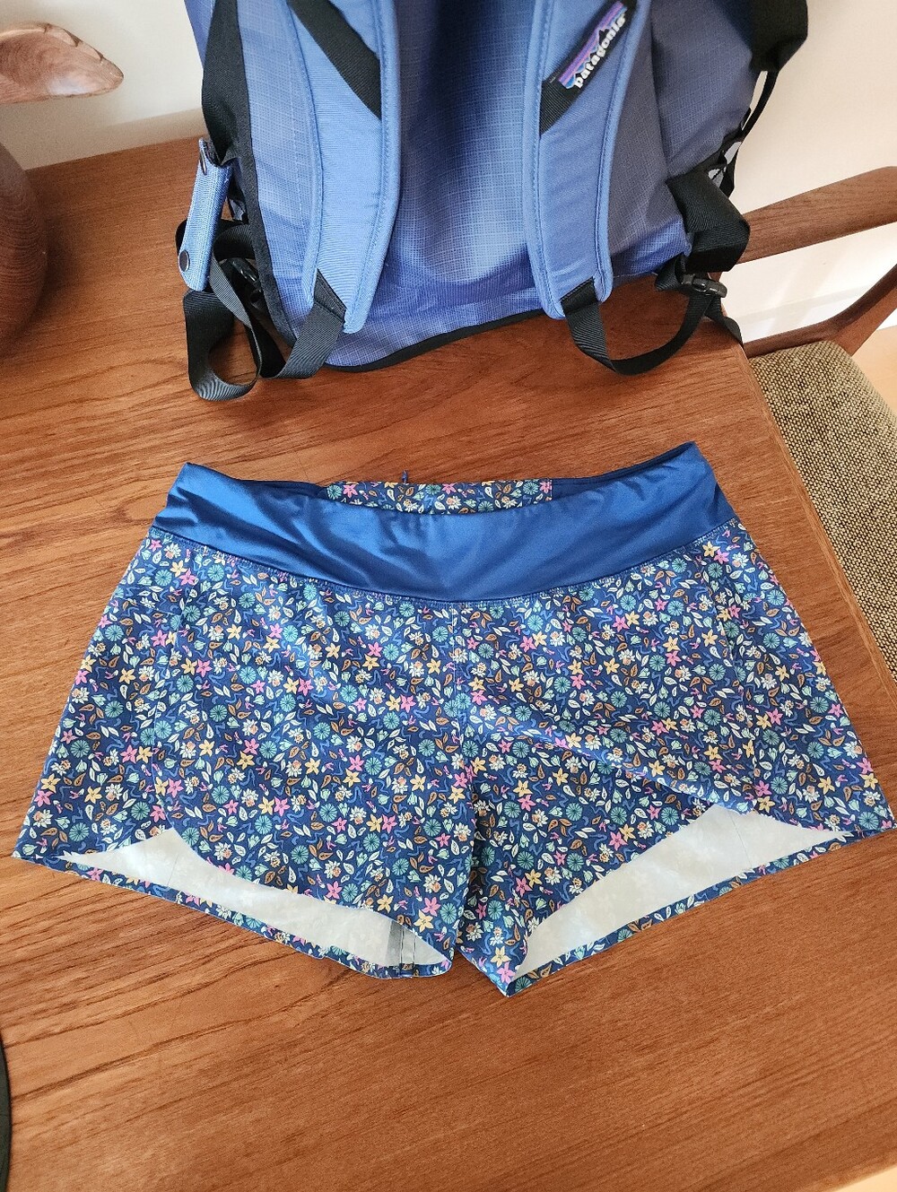 Patagonia Women's Stretch Hydropeak Surf Shorts in a "Cover Crop Wild" floral